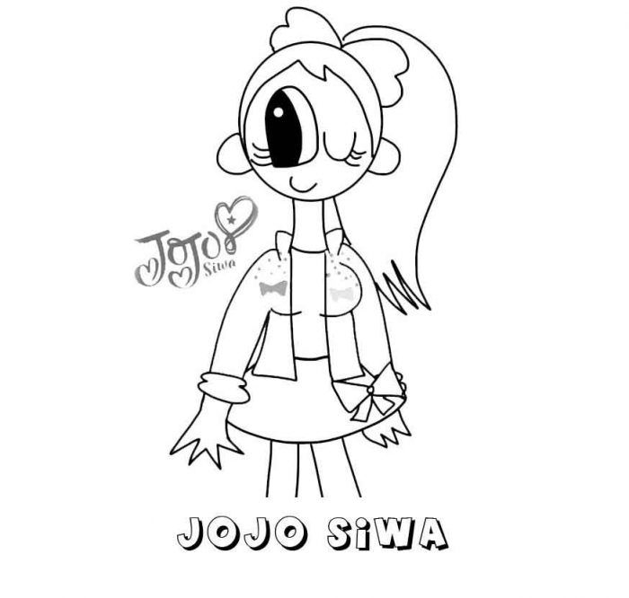 Jojo Siwa Coloring Page