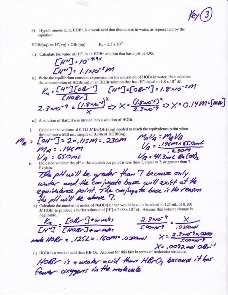 Polyatomic Ions Worksheet Answer Key