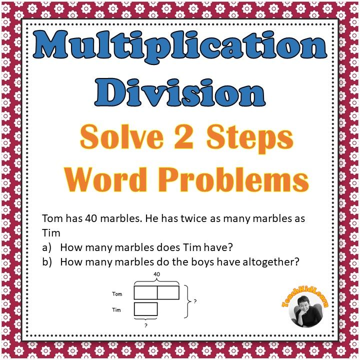 Multiplication And Division Word Problems 3rd Grade