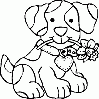 Cute Dog Coloring Pages