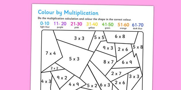 Maths Colouring Sheets Ks3