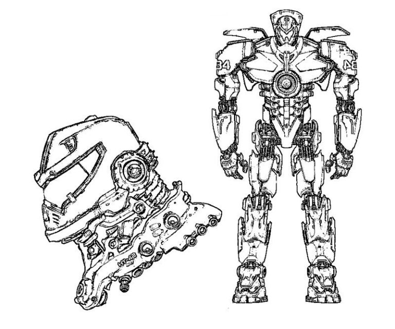 Pacific Rim Coloring Pages