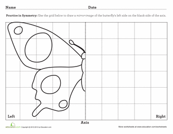 Symmetry Worksheets Art