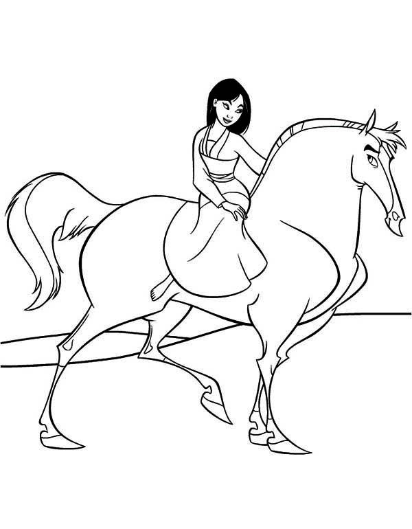 Mulan Coloring Pages