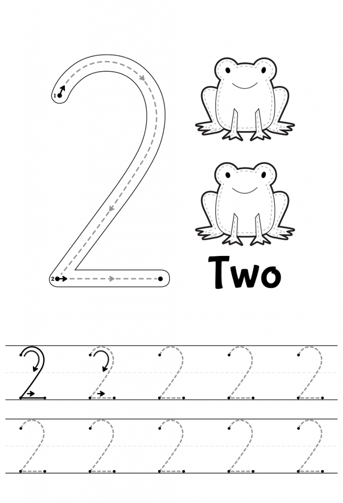 Number 2 Worksheets Free Printable