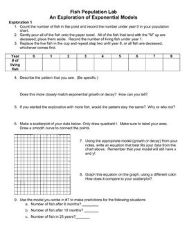 Exponential Growth And Decay Worksheet Answers