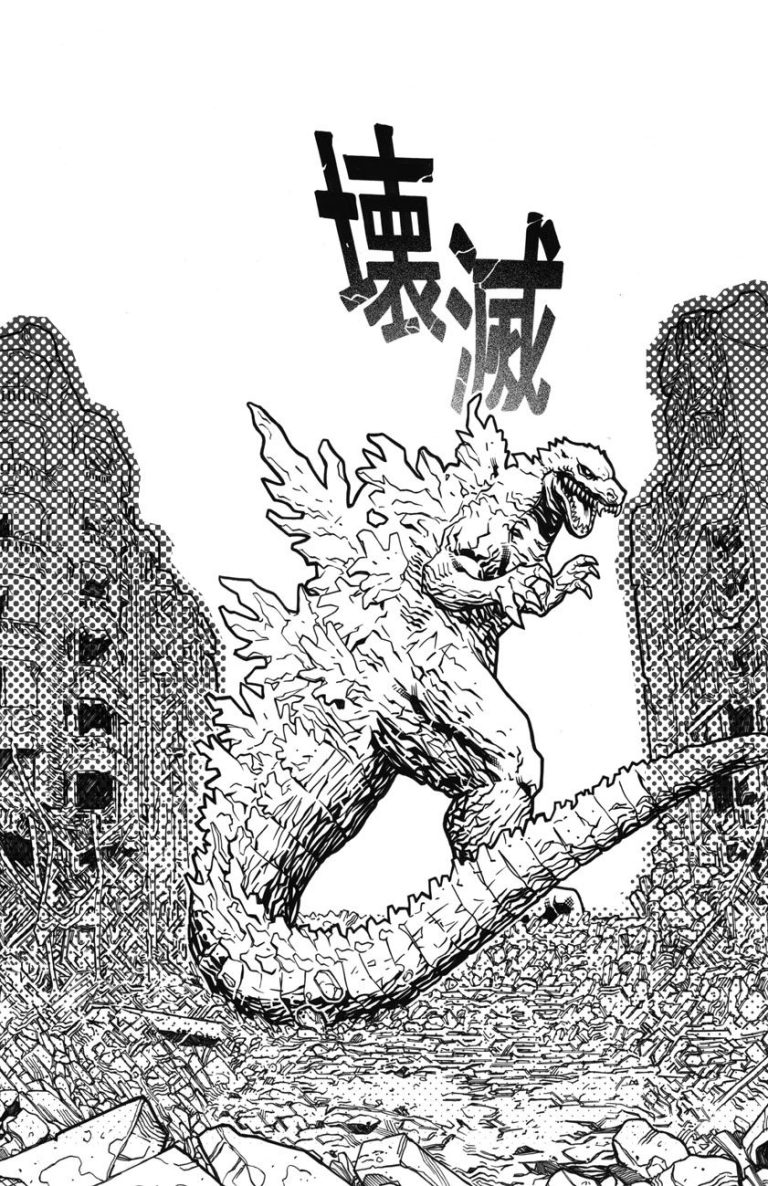 Godzilla Coloring Pages For Adults