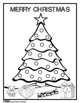 Easy Christmas Coloring Pages