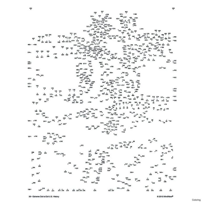 Dot To Dot Worksheets For Adults