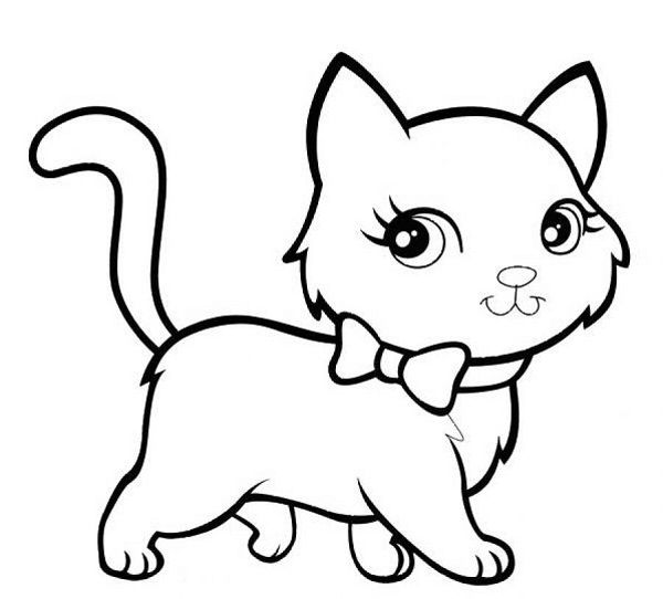 Cat For Coloring