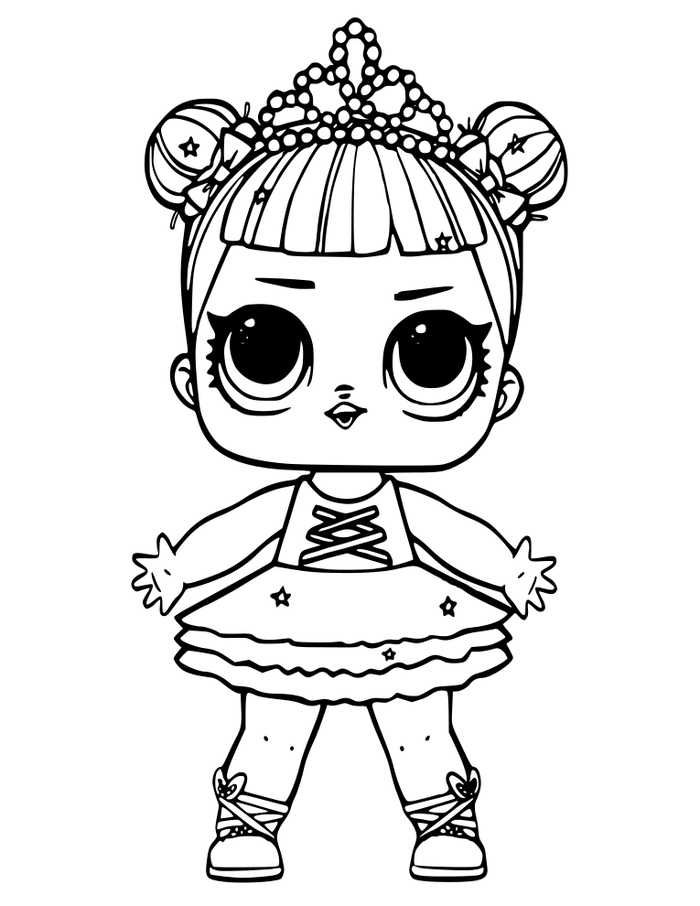 Free Lol Doll Coloring Pages