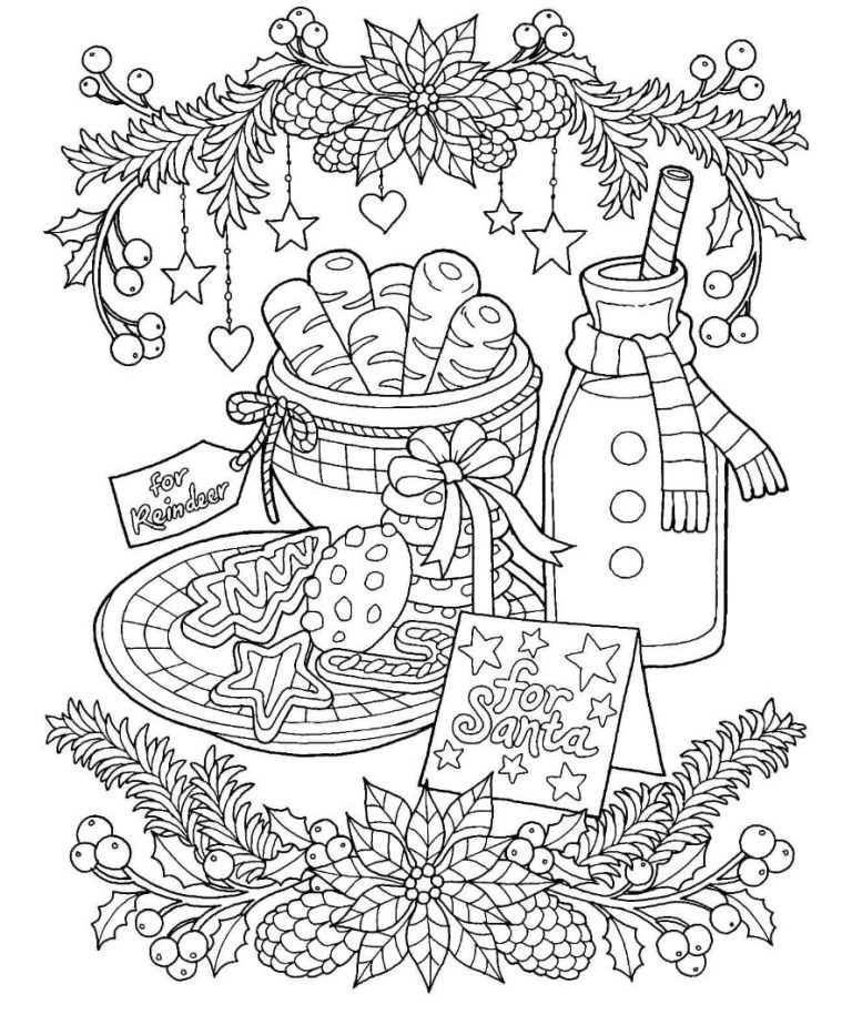 Cookie Coloring Pages