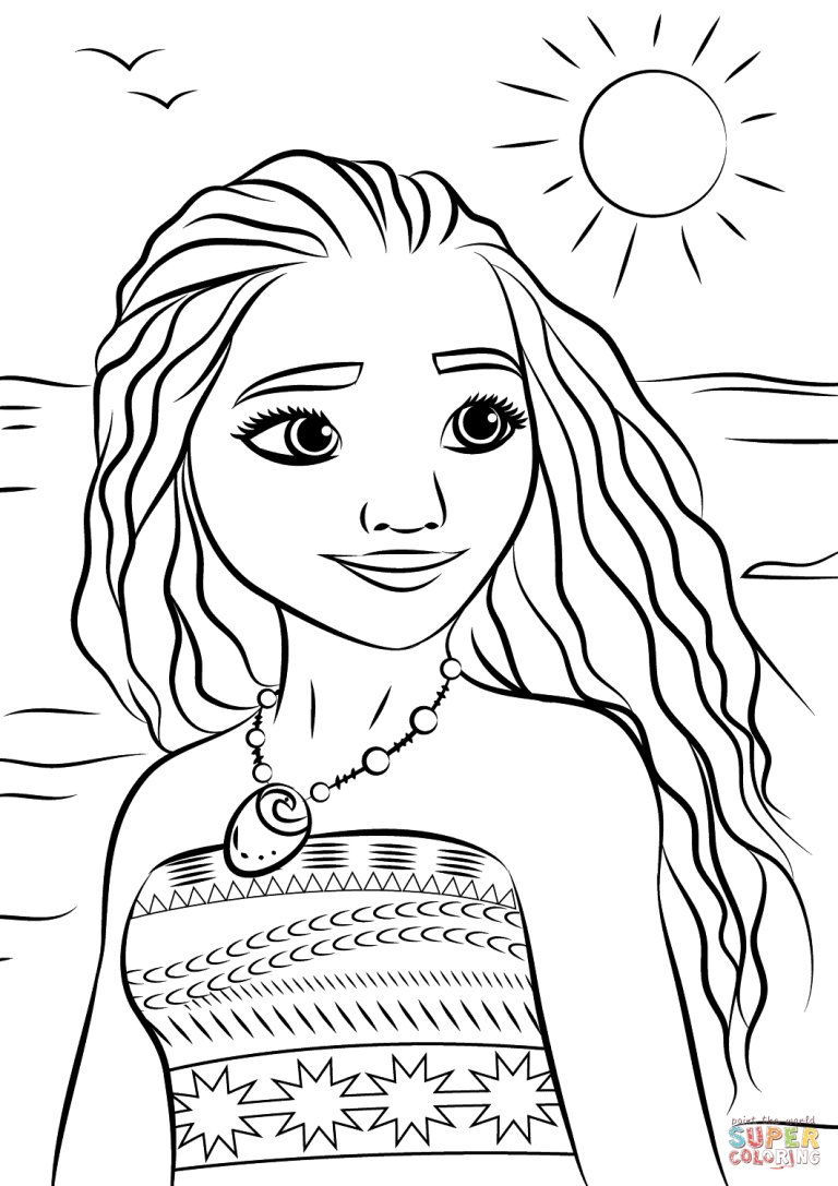 Moana Coloring Pages To Print