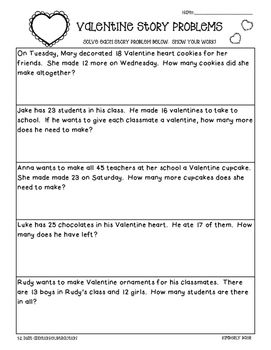 2 Digit By 2 Digit Multiplication Word Problems