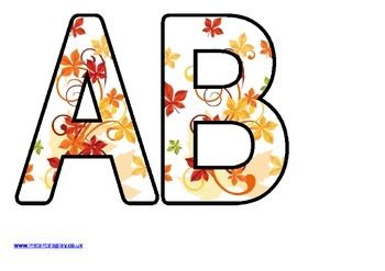 Free Printable Alphabet Letters For Classroom Display