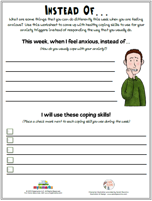 Coping Skills Worksheets