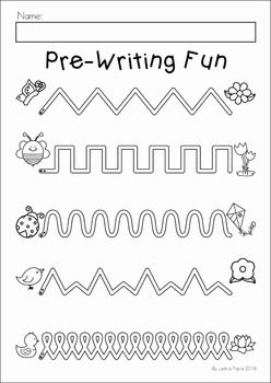 Pre Writing Worksheets Preschool