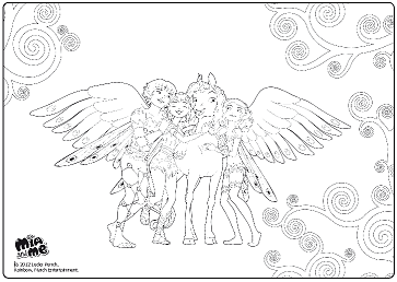 Mia And Me Coloring Pages