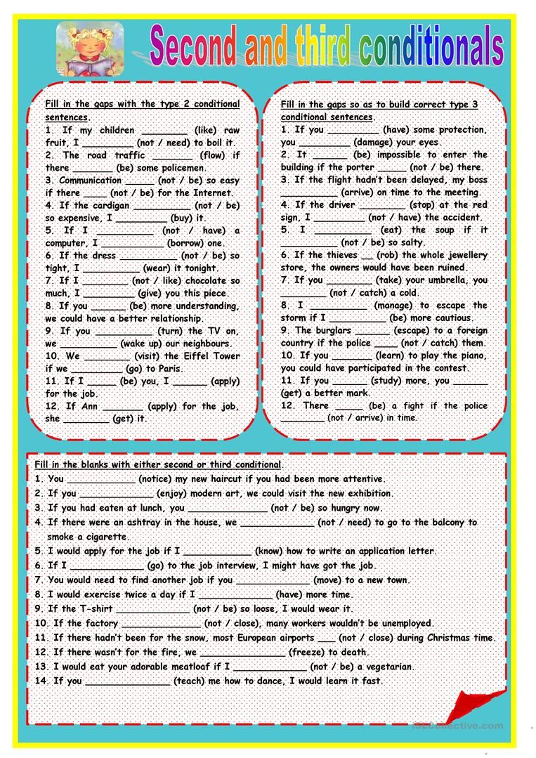 Conditionals Worksheet Pdf