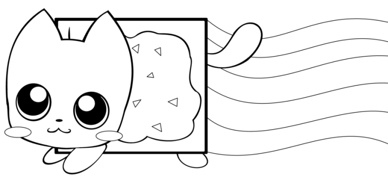 Nyan Cat Coloring Pages