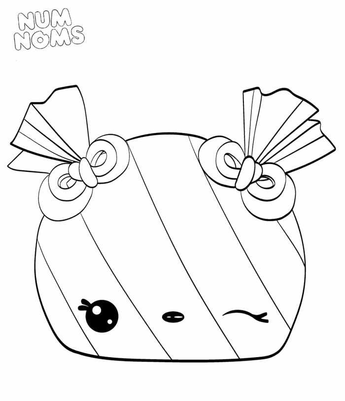 Num Num Coloring Pages