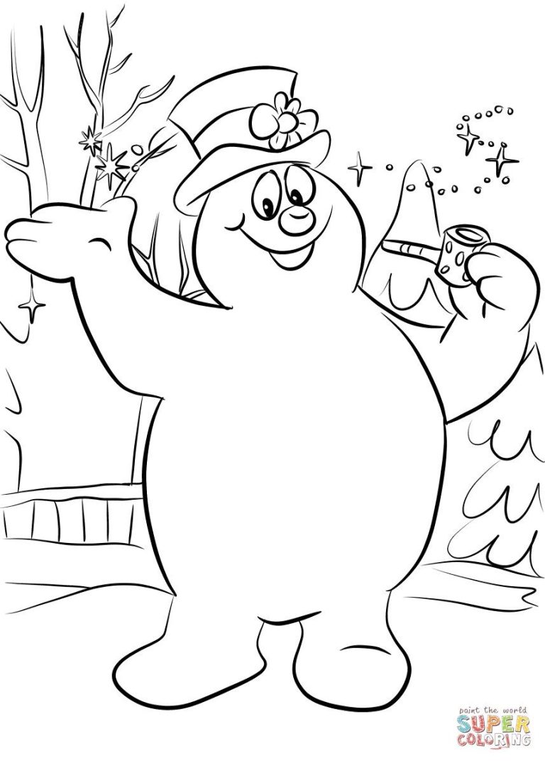 Snowman Coloring Pages