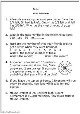 3rd Grade Math Word Problems Pdf Free