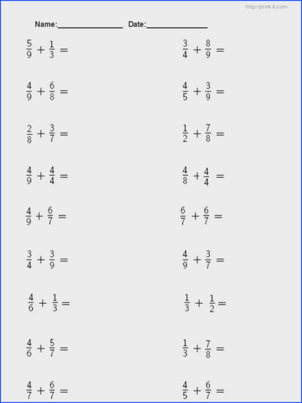 Math Problems For 3rd Graders Addition