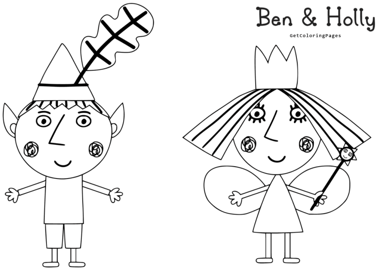 Ben And Holly Coloring Pages