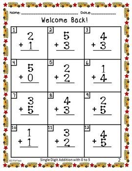 Touch Math Worksheets Free Printables