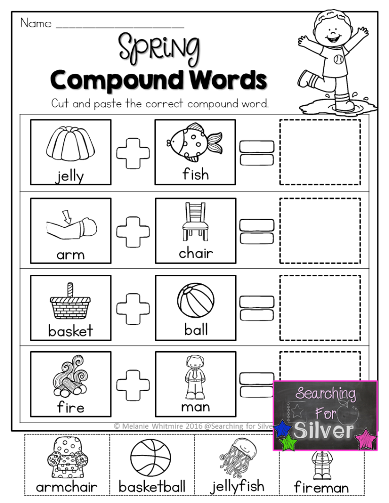 Compound Words Worksheets For Grade 1