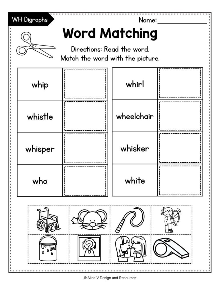 Ph Worksheet For Kindergarten