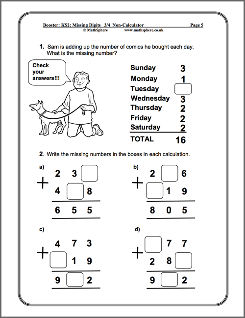 Year 5 Maths Worksheets Uk