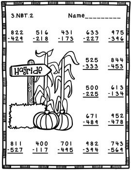 3 Digit Subtraction With Regrouping Pdf