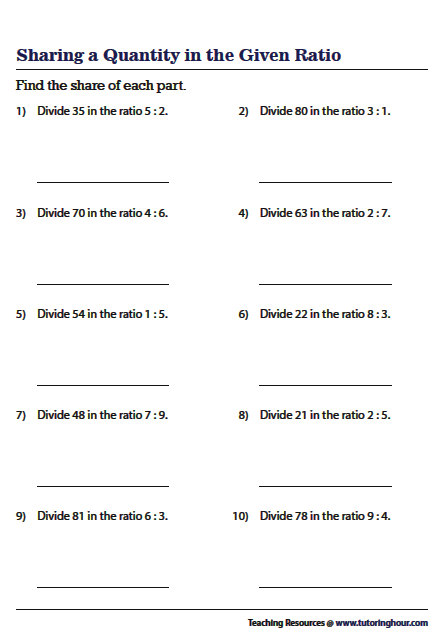 Grade 9 Direct Variation Worksheet