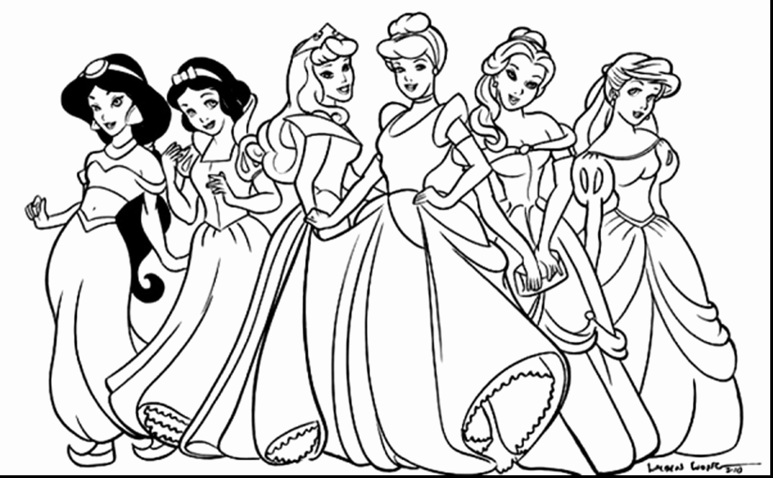 Princess Coloring Pages Disney