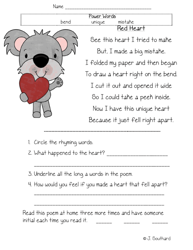 2nd Grade 1st Grade Reading Comprehension Worksheets Pdf