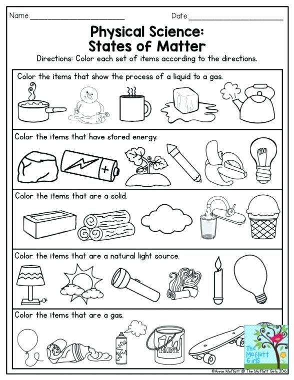 2nd Grade Science Worksheets Free