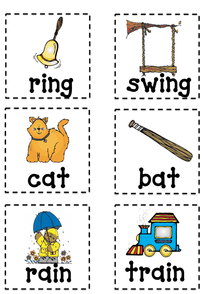 Rhyming Words Worksheets Pdf