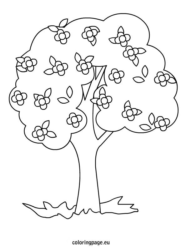 Tree Coloring Pages