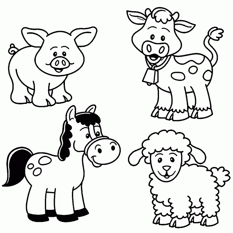 Farm Animals Coloring