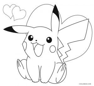 Pokemon Coloring Pages Pikachu