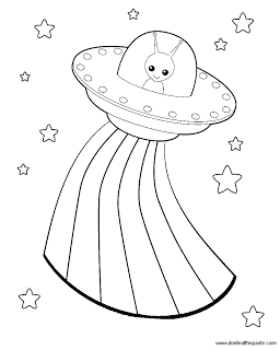 Alien Coloring Pages