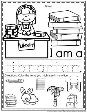 Community Helpers Worksheets Preschool