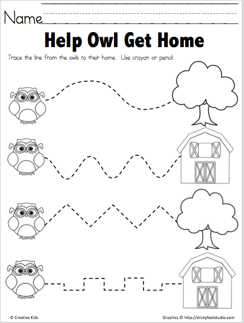 Activity Worksheets For Preschoolers