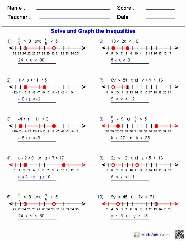 Algebra 2 Worksheets And Answers