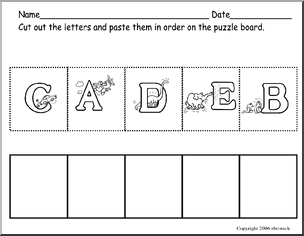 Letter W Worksheets Cut And Paste