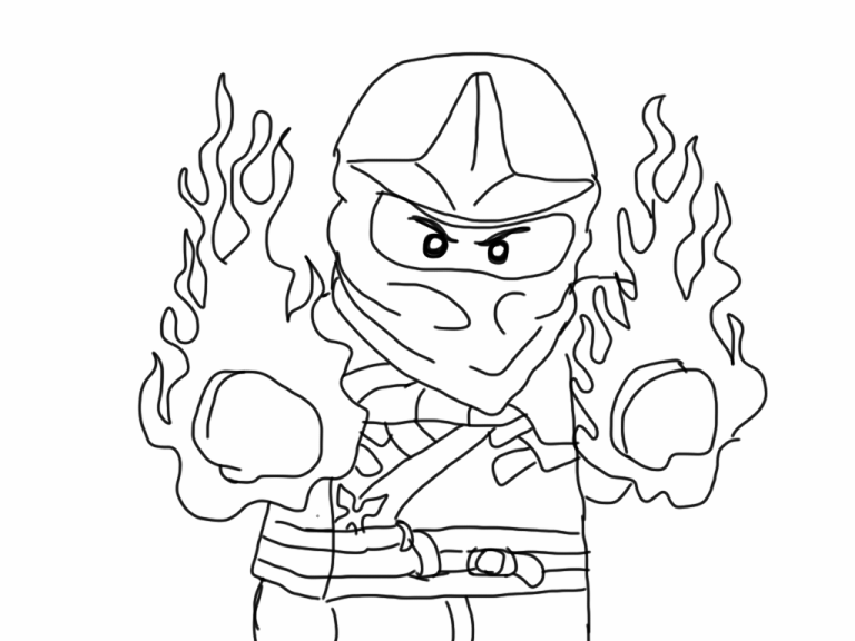 Ninjago Coloring Pages For Kids