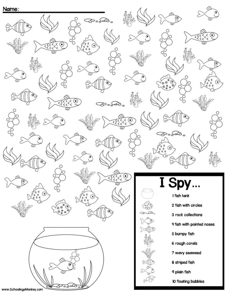 Kids Activity Sheets Pdf