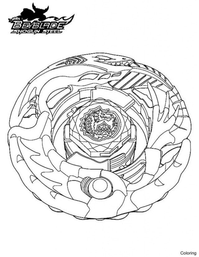 Beyblade Burst Evolution Coloring Pages